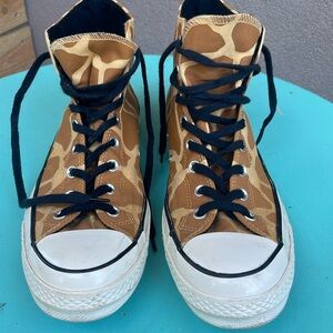 Giraffe Chuck Taylor Converse High Tops